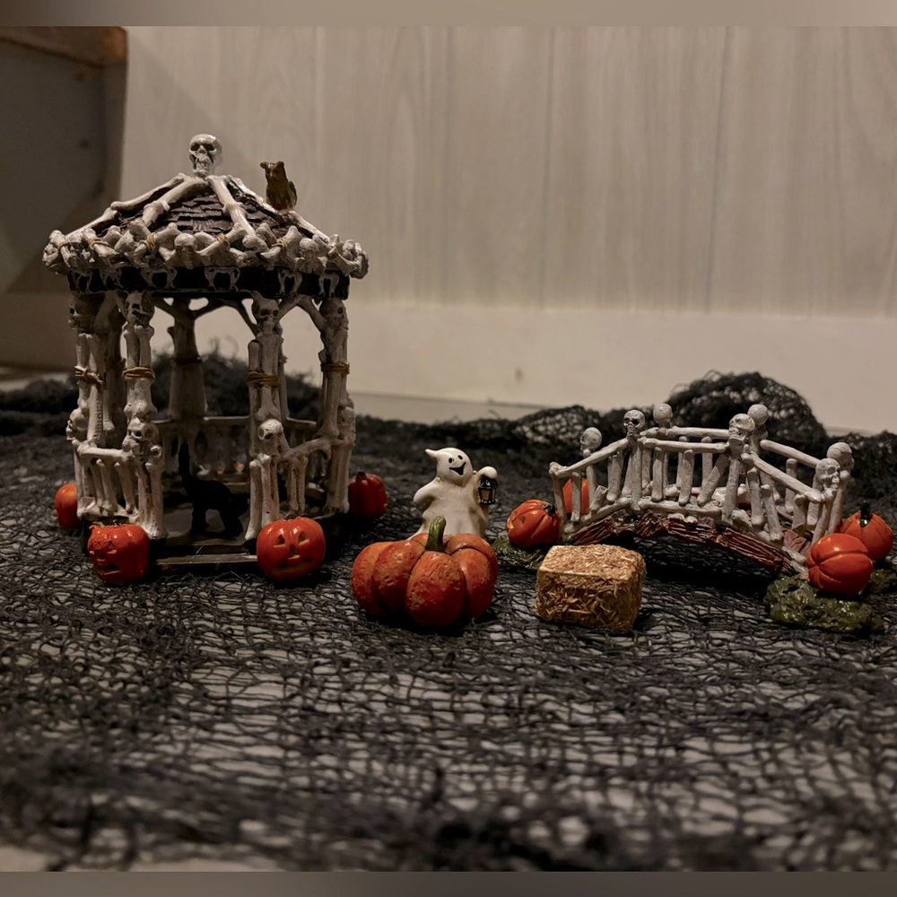 Lemax halloween village